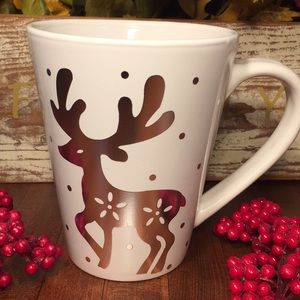 Large Christmas reindeer coffee mug/ Cocoa